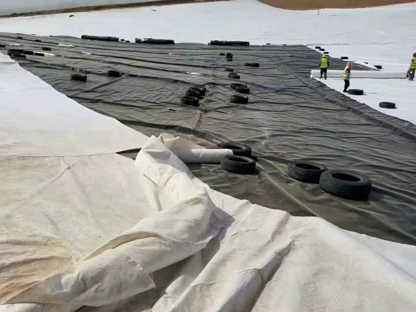 拦泥围护桩施打和蜜桃永久免费复 合材料的铺设形式